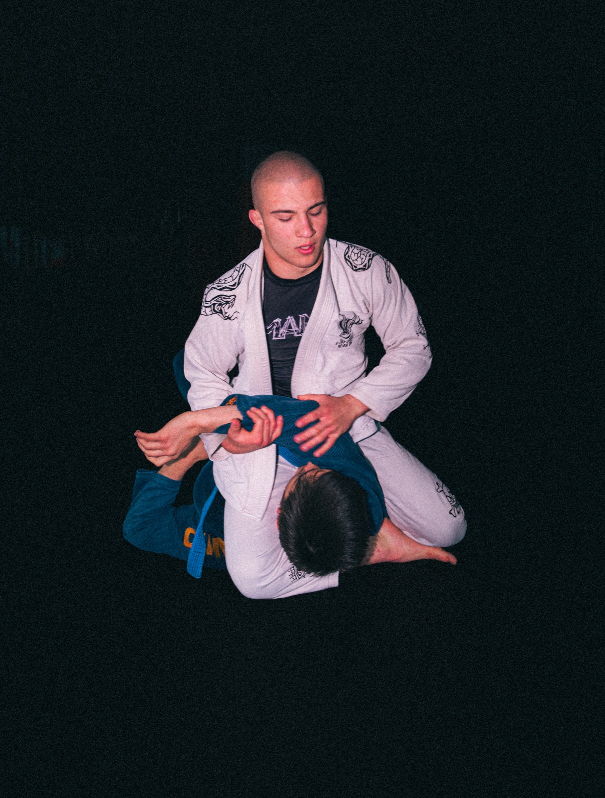 Training on the mats